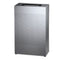 Rubbermaid Designer Line Silhouettes Waste Receptacle, Steel, 13 Gal Capacity, Silver Metallic - RCPSR14EPLSM