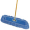 Boardwalk Looped-End Dust Mop Kit, 24 X 5, 60" Metal/Wood Handle, Blue/Natural - BWKHL245BSPC
