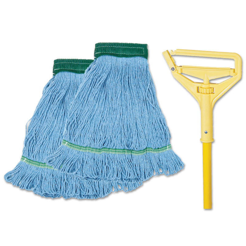 Boardwalk Looped-End Mop Kit, Medium, 60