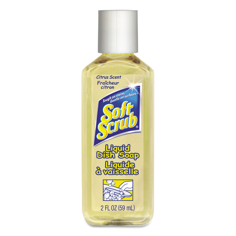 Soft Scrub Dishwashing Liquid, Lemon Scent, 2Oz Bottle, 144/Carton - DIA00046