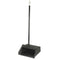 Carlisle Duo-Pan Upright Lobby Pan, Plastic, 12" Wide, 30" Handle, Black - CFS361410