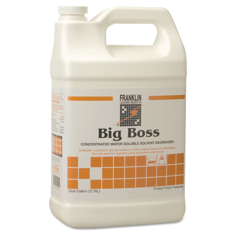 Franklin Big Boss Concentrated Degreaser, Sassafras Scent, 1Gal Bottle, 4/Carton - FKLF266022