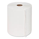 GEN Hardwound Roll Towels, 1-Ply, White, 8" X 350 Ft, 12 Rolls/Carton - GEN1910