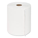 GEN Hardwound Roll Towels, 1-Ply, White, 8" X 600 Ft, 12 Rolls/Carton - GEN1915