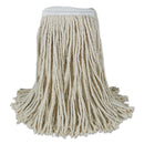 Boardwalk Banded Cotton Mop Heads, 24Oz, White, 12/Carton - BWKCM20024