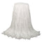 Boardwalk Banded Rayon Cut-End Mop Heads, White, 20 Oz, 1 1/4" Headband, White, 12/Carton - BWKRM30020