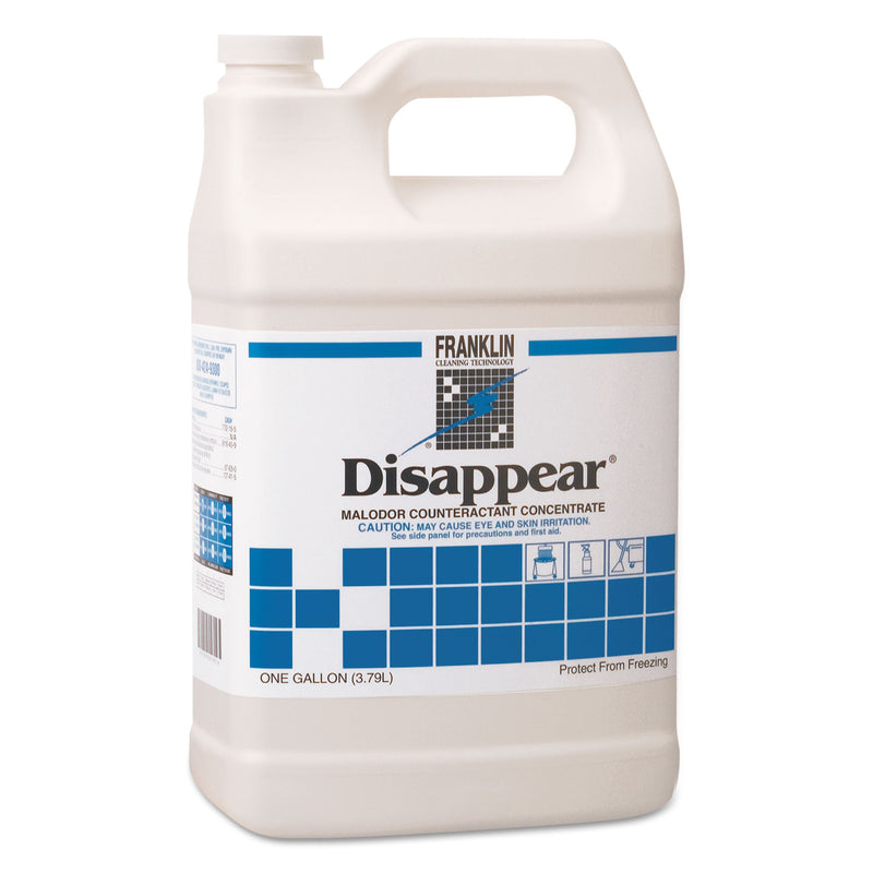 Franklin Disappear Concentrated Odor Counteractant, Spring Bouquet Scent, 1 Gal, 4/Carton - FKLF510522