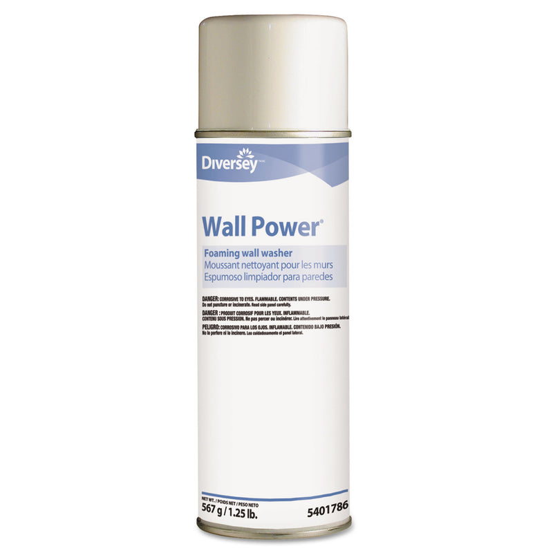 Diversey Wall Power Foaming Wall Washer, 20 Oz Can, 12/Carton - DVO95401786