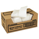 Chicopee Durawipe Shop Towels, 13 X 15, Z Fold, White, 100/Carton - CHI8481