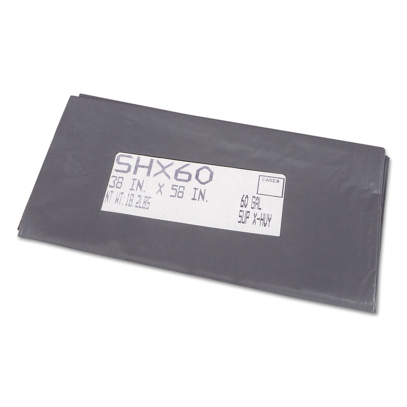 FlexSol High Density Coreless Liners, 10 Gal, 24" X 24", Clear, 200/Carton - ESXSH36