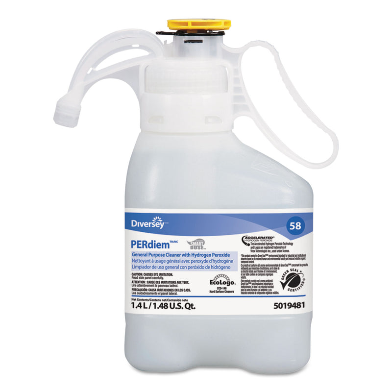 Diversey Perdiem Concentrated General Cleaner W/ Hydrogen Peroxide, 47.34Oz, Bottle, 2/Ct - DVO95019481