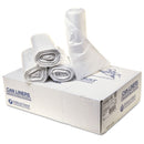 Inteplast High-Density Interleaved Commercial Can Liners, 55 Gal, 14 Microns, 36" X 60", Clear, 200/Carton - IBSS366014N