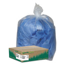 Earthsense Commercial Linear Low Density Clear Recycled Can Liners, 45 Gal, 1.5 Mil, 40" X 46", Clear, 100/Carton - WBIRNW4615C