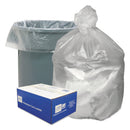 Good 'n Tuff Waste Can Liners, 33 Gal, 9 Microns, 33" X 39", Natural, 500/Carton - WBIGNT3340