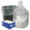 Ultra Plus Can Liners, 10 Gal, 8 Microns, 24" X 24", Natural, 1,000/Carton - WBIHD24248N