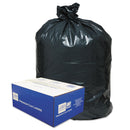 Classic Linear Low-Density Can Liners, 45 Gal, 0.63 Mil, 40" X 46", Black, 250/Carton - WBI404616B