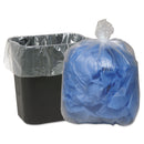 Classic Clear Linear Low-Density Can Liners, 10 Gal, 0.6 Mil, 24" X 23", Clear, 500/Carton - WBI242315C