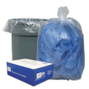 Classic Clear Linear Low-Density Can Liners, 45 Gal, 0.63 Mil, 40" X 46", Clear, 250/Carton - WBI404616C