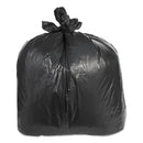 Trinity Plastics Low-Density Can Liners, 60 Gal, 2.4 Mil, 38" X 58", Black, 100/Carton - TRNML3858XH