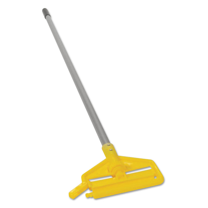 Rubbermaid Invader Aluminum Side-Gate Wet-Mop Handle, 1 Dia X 60, Gray/Yellow - RCPH136