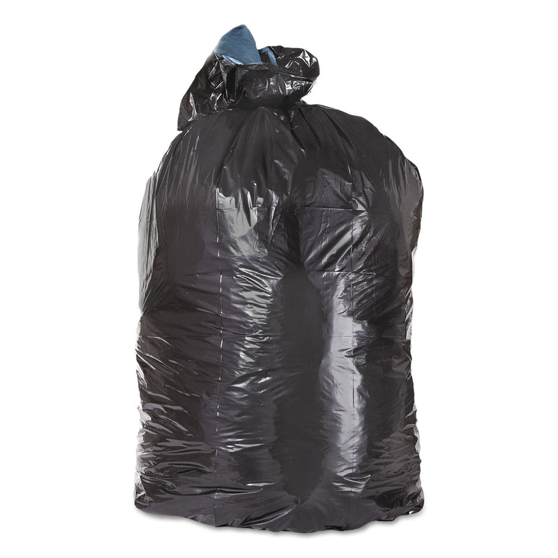 FlexSol Low Density Repro Can Liners, 60 Gal, 1.5 Mil, 38" X 58", Black, 100/Carton - ESXGAT60XH