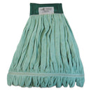Boardwalk Microfiber Looped-End Wet Mop Heads, Medium, Green, 12/Carton - BWKMWTMGCT