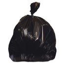 Heritage Linear Low-Density Can Liners, 60 Gal, 1.25 Mil, 38" X 58", Black, 100/Carton - HERH7658SK
