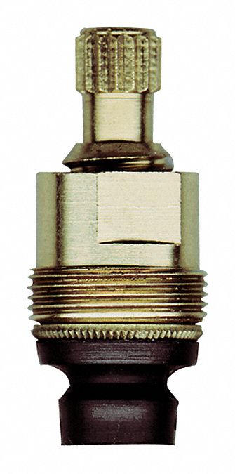Brasscraft Hot/Cold Cartridge, Fits Brand American Standard, Brass, Brass, Black Finish - ST0567X B