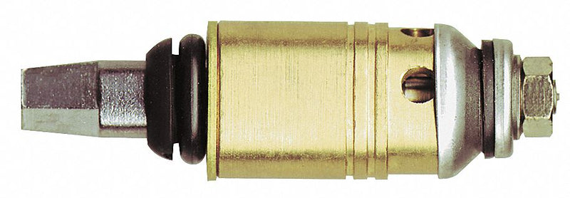 Brasscraft Cold Cartridge, Fits Brand Chicago Faucets, Brass, Brass, Chrome Finish - 20CC19