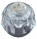 Brasscraft Handle, Fits Brand Delta, Faucet Handle Type Knob, Finish Clear, Use With Water Temp. Hot/Cold - SH6809 B