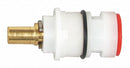 Brasscraft Hot Cartridge, Fits Brand Glacier Bay, Brass, Plastic, Brass, Red, White Finish - ST1136X B