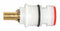 Brasscraft Hot Cartridge, Fits Brand Glacier Bay, Brass, Plastic, Brass, Red, White Finish - ST1136X B