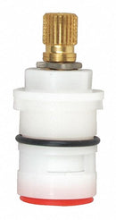 Brasscraft Hot Cartridge, Fits Brand Glacier Bay, Brass, Brass, Red, White Finish - ST1142X B