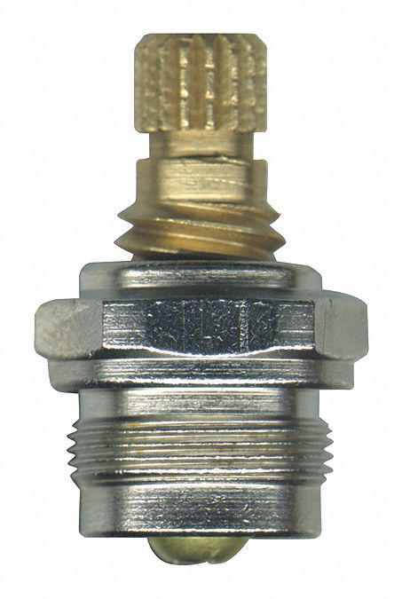Brasscraft Hot Cartridge, Fits Brand Kohler, Brass, Brass, Chrome Finish - ST0092X B