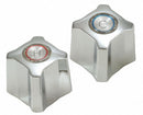 Brasscraft Handle, Fits Brand Kohler, Faucet Handle Type Knob, Finish Chrome, Use With Water Temp. Hot/Cold - SH2536