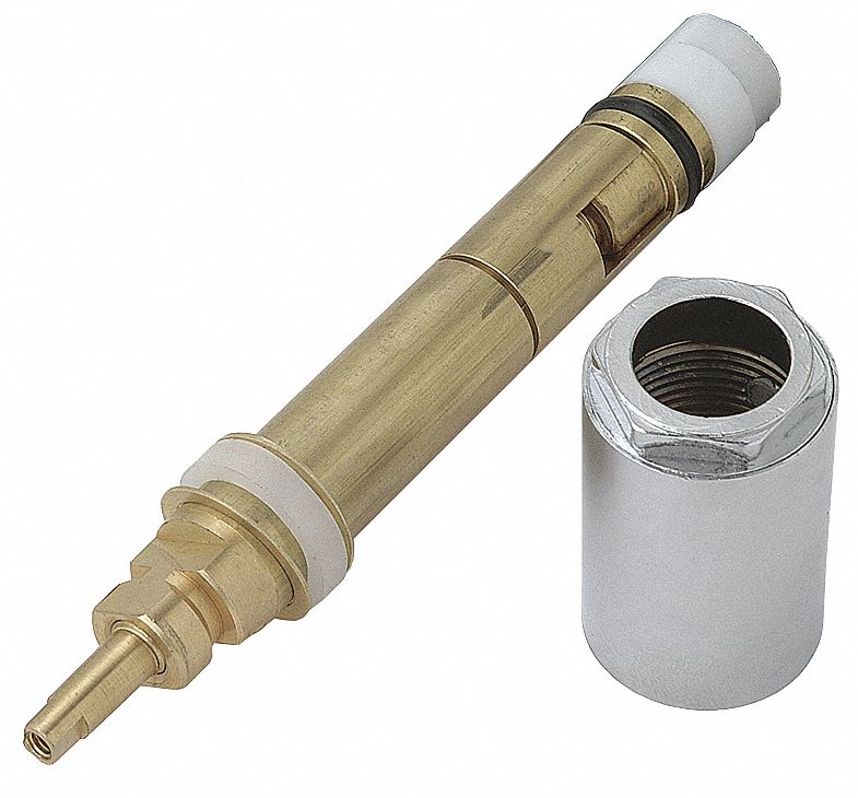Brasscraft Tub and Shower Stem, Brass, Chrome Finish, For Use With Mixet Faucets - SLD1152
