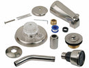 Brasscraft Tub and Shower Trim Kit, Satin Nickel Finish, For Use With Mixet Faucets - SKD0201 D