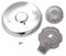 Brasscraft Tub and Shower Trim Kit, Chrome Finish, For Use With Mixet Faucets - SKD0210