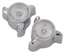 Brasscraft Handle, Fits Brand Sayco, Faucet Handle Type Knob, Finish Chrome, Use With Water Temp. Hot/Cold - SH2854