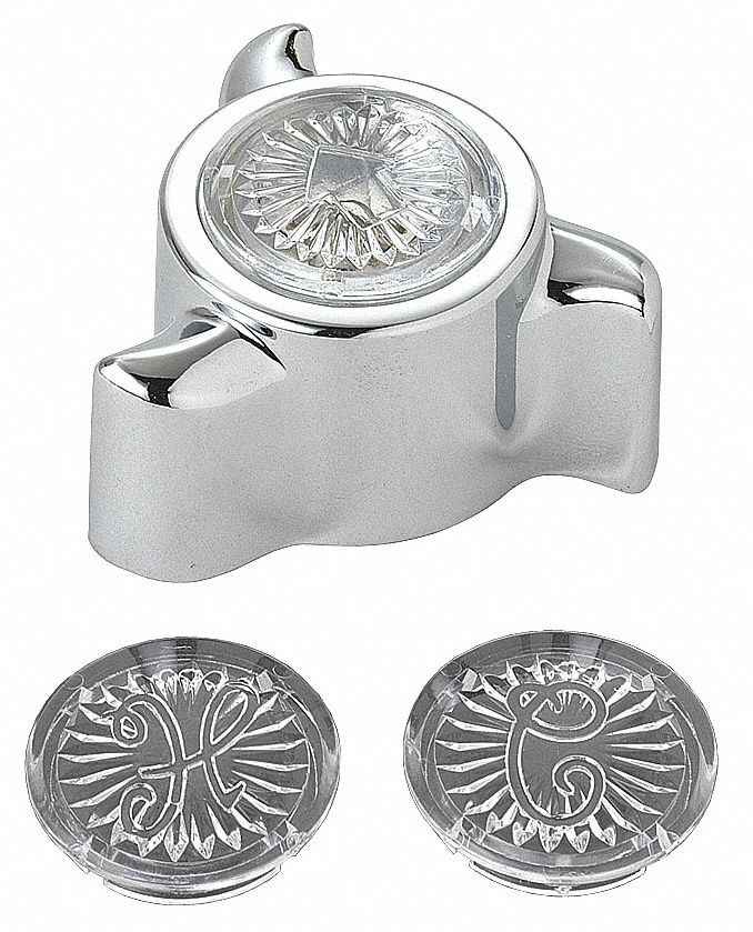 Brasscraft Tub and Shower Handle, Chrome Finish, For Use With Sayco Faucets - SH5153 B