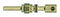 Brasscraft Hot/Cold Cartridge, Fits Brand Union Brass, Brass, Brass Finish - ST3806