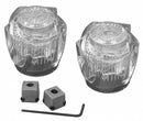 Brasscraft Handle, Faucet Handle Type Knob, Finish Clear, Use With Water Temp. Hot/Cold, Acrylic - SH3468 B
