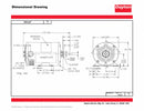 Dayton 1/4 HP, General Purpose Motor, 3-Phase, 1725 Nameplate RPM, 230/460 Voltage, 48 Frame - 103817