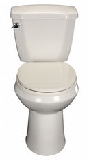 Centoco Round, Standard Toilet Seat Type, Closed Front Type, Includes Cover Yes, White - GR1400SC-001