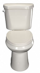 Centoco Elongated, Standard Toilet Seat Type, Closed Front Type, Includes Cover Yes, White - GR1700SC-001