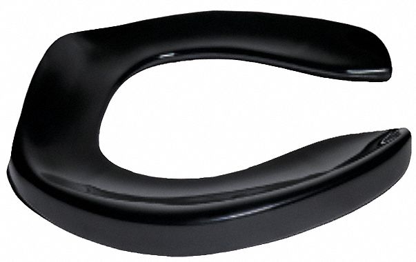 Centoco Round, Standard Toilet Seat Type, Open Front Type, Includes Cover No, Black - GR300CCSS-407