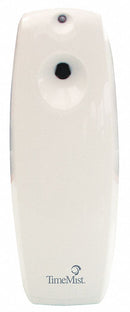 Timemist Metered Air Freshener Dispenser, 6,000 cu ft Coverage, Aerosol Canister Refill Type, White - 1047809