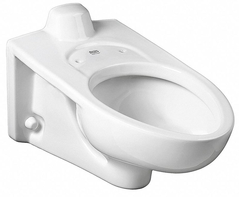 American Standard Elongated, Wall, Flush Valve, Toilet Bowl, 1.1/1.6 Gallons per Flush - 3353101.02
