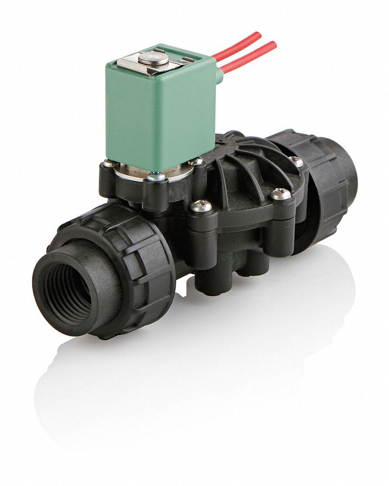 ASCO NSF 61 Listed Plastic, PPE+PA Solenoid Valve, 2-Way/2-Position Valve Design, Normally Open - K212A044L1100F2