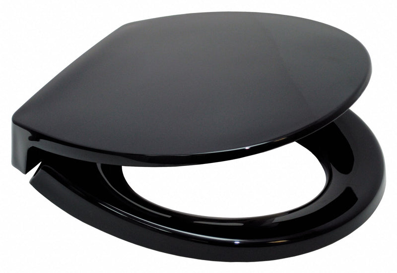 Toto Round, Standard Toilet Seat Type, Closed Front Type, Includes Cover Yes, Black - SS113#51